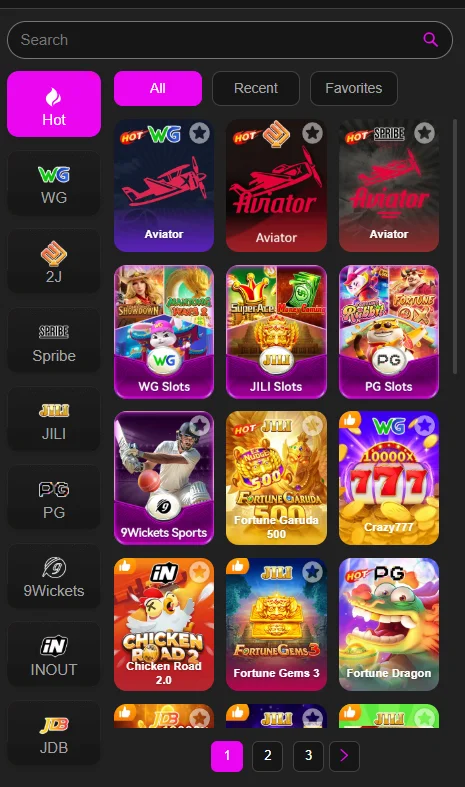999V Game Categories