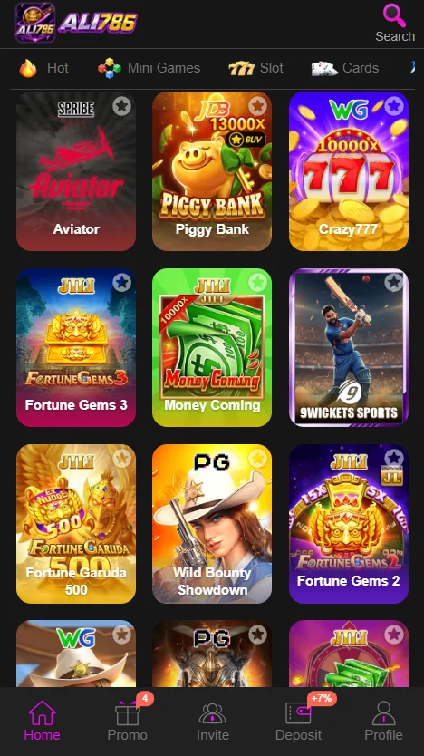 ALI786 Game Categories