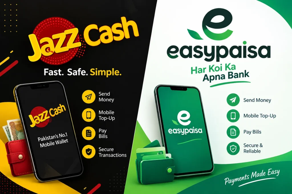 JazzCash and EasyPaisa withdrawal method in P88 game