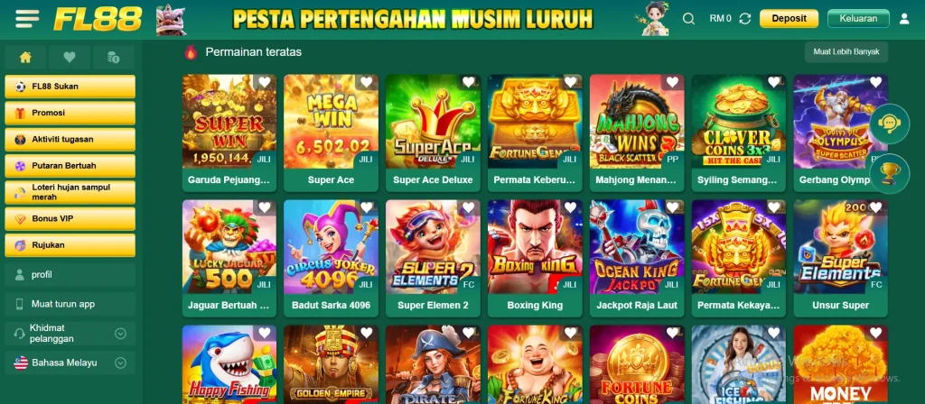 FL88 Game APK Interface
