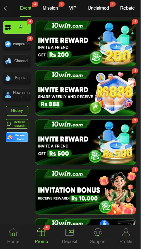10win APK Promotions