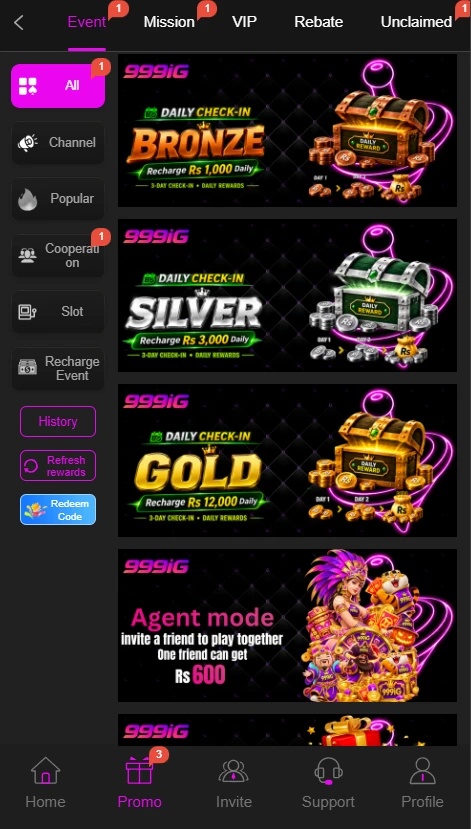999ig APK Sharing Promotions